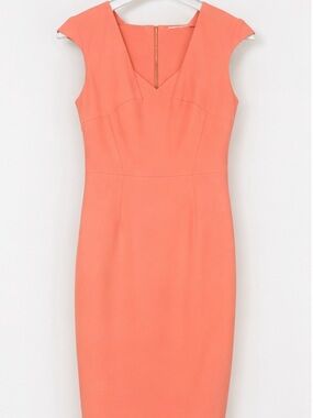 calvin klein starburst dress satin coral calvin klein starburst